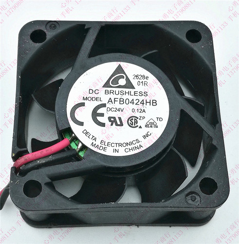 正品 AFB0424HB DC24V 0.12A 4015 2线变频器散热风扇