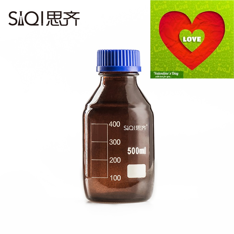 ¡¾¡¿×ØÉ«Ë¿¿ÚÆ¿ÃÜ·âÆ¿²èÉ«²£Á§Æ¿ 500ml ˼Æë À¶¸ÇÊÔ¼ÁÆ¿ ÂÝÎÆ¿Ú