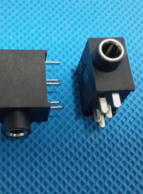 3.5MM耳机插座内铜套镀银音频插口 双声道PJ325