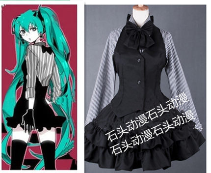 特价现货COS服装初音未来cosV家 初音MIKU 哥特V 家cosplay服装