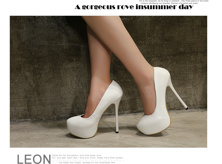 16cm年会演出变装伪娘哑光高跟鞋