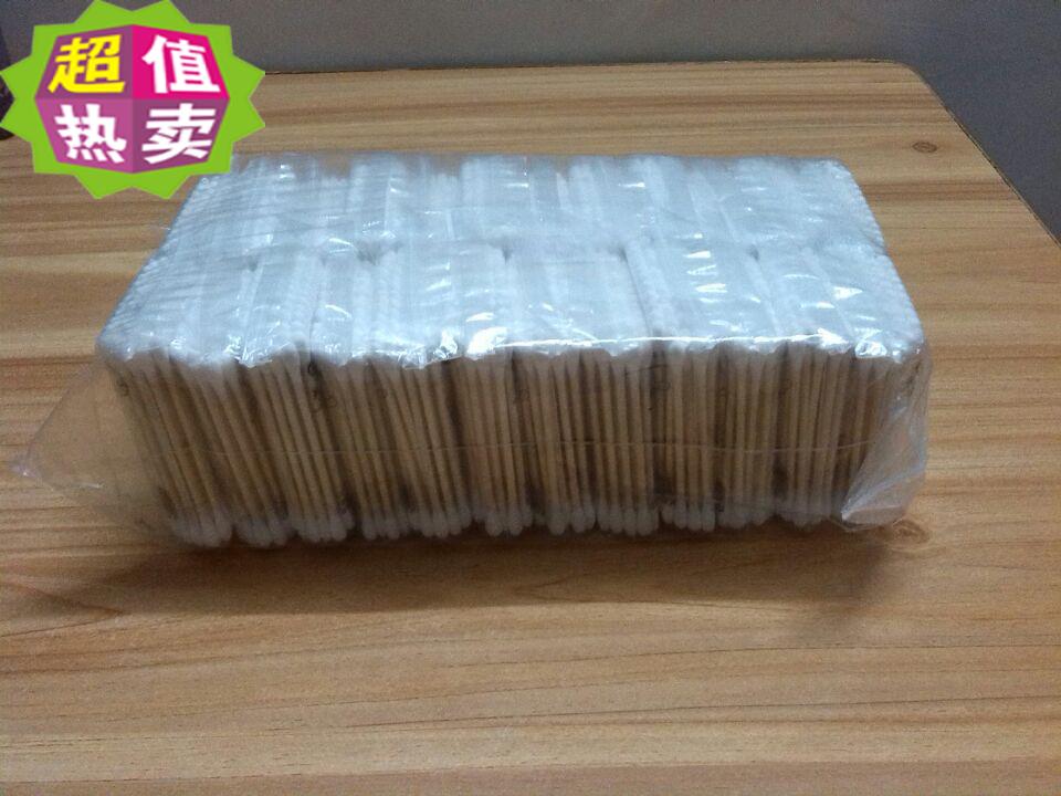 一次性双头木棉签无尘24小包(每包60支左右)家用美容化妆用热销