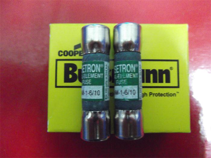 FNM 1 6/10 延时保险丝熔断器 BUSS博士曼10X38陶瓷1.6A250V 正品