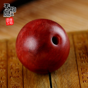 牧笛 油润满血驼骨老血料沁血圆珠佛珠手串配饰DIY饰品配珠