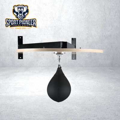 Boxing speedbag platform bracket rack