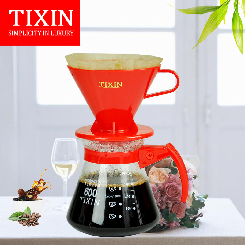 TIXIN/ Ladder letter V02 Coffee Set Brew Filter bowl filter paper combination 2-4 Servingsin the Tableware , Coffee , Coffee pot  category - from Buy2taobao.com to provide professional Taobao agent buy service
