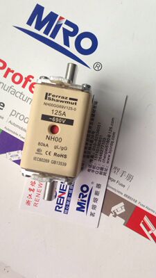FerrazShawmut双指示熔断器NH00GG69V125-0
