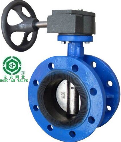 碳钢蜗轮法兰式蝶阀N50DN65DN80DN100DN125/150/200/250-DN2000