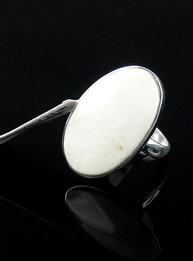 天然纯银饰品送女友彩宝戒指