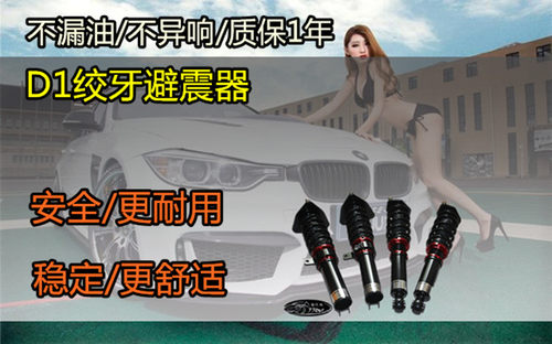 质量保证 经典捷达MK2改装D1绞牙避震器 新老捷改装减震器降低