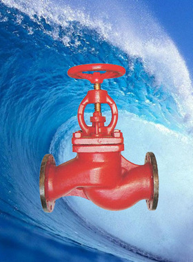 船用截止阀/船用直通式铸铁截止止回阀GB/T591-93  A10065