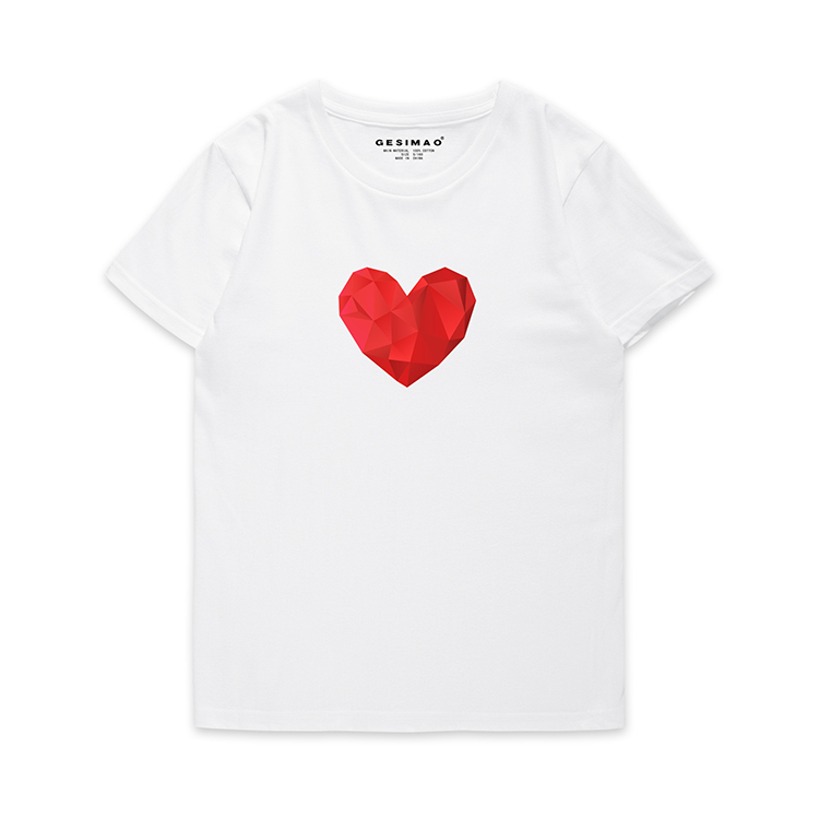 短袖宽松bf风纯棉原创T恤