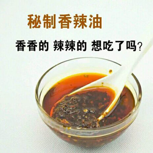 湖南邵阳武冈特产手工卤菜辣椒油