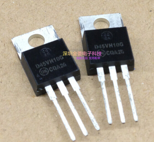 D45VH10G 15A 80V 双极电源晶体三极管 PNP沟道 TO-220 全新原装