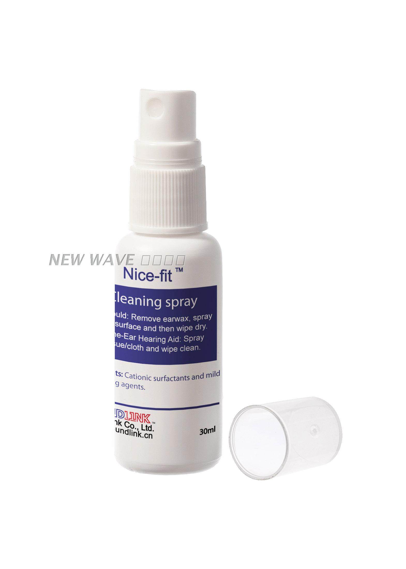 荷兰nice进口耳塞耳膜耳印硅胶耳机数据线专业清洗液专用清洁喷剂