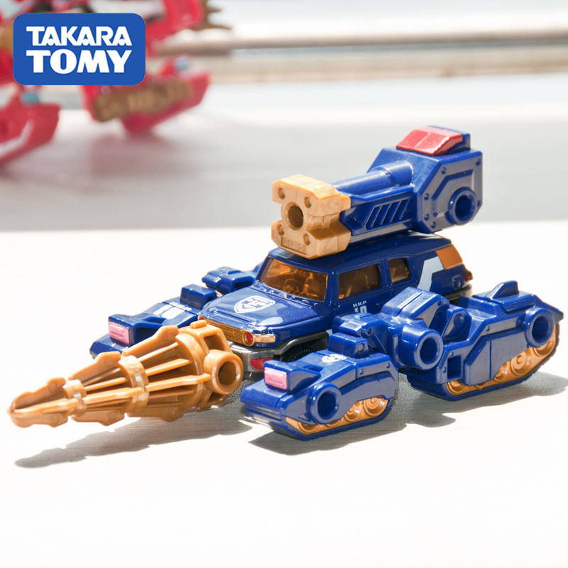 TOMY¶àÃÀ¿¨·ÂÕæºÏ½ð³µÄ£ÐͶùÍ¯Íæ¾ßÆ´²å±äÐÎ̹¿Ë³µÄ£¾ÈÔ®³µ¾¯²ì³µ