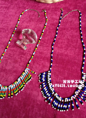 原创小清新时尚甜美纯手工串珠