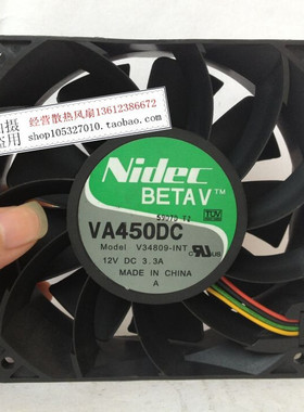 Nidec 12038 PWM功能 3.3A 2.2A暴力风扇VA450DC V34809-35