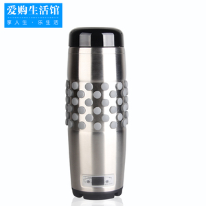 R500车载电热水杯数码显示不锈钢加热保温杯烧水壶