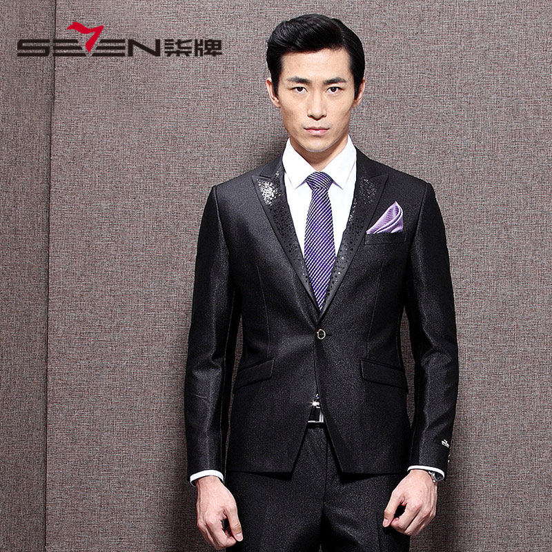 Costume homme SEVEN7 en polyester pour automne - Ref 1550991 Image 1