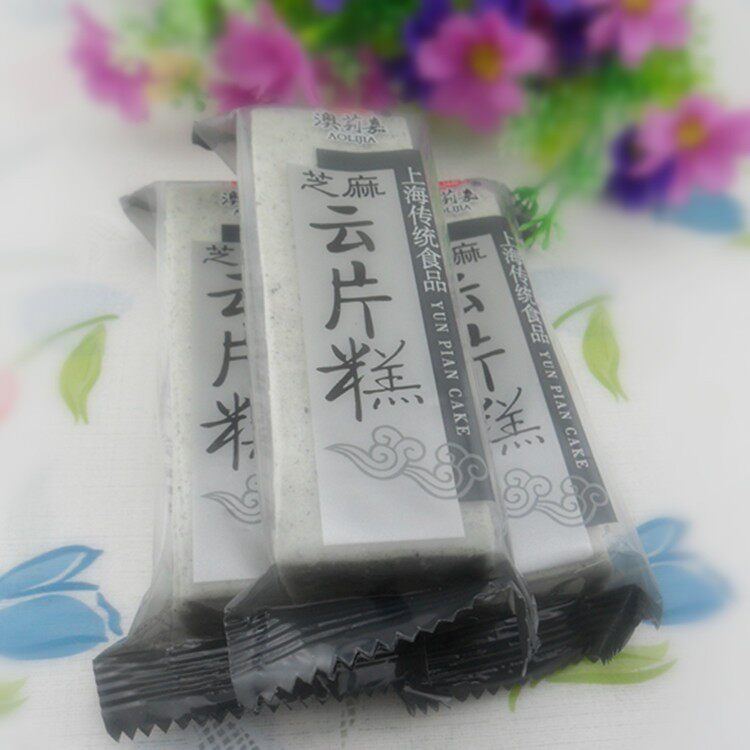 老香斋澳莉嘉芝麻云片糕上海特产小吃小时候的味道传统老式糕点