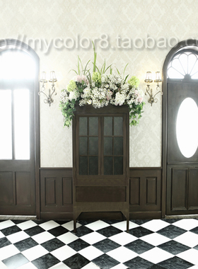 mycolor8 婚纱 影楼摄影背景 实景 韩式背景 素材图片大图14-763