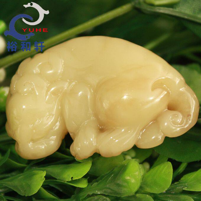 寿山石雕手件批 国石真品芙蓉石 手工雕刻貔貅手把件【裕和轩】