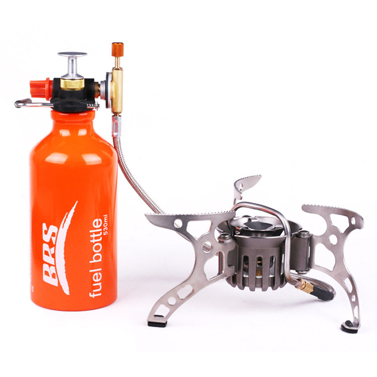 兄弟BRS-8便携防风汽油炉户外野营炉多用炉头 野外油炉柴油煤油炉