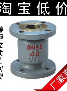 H42H-16C-25C 铸钢WCB立式止回阀 消声止回阀 DN65 80 100 150