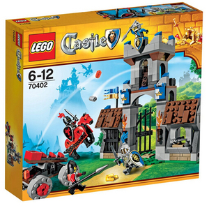 老款儿童益智LEGO乐高 70402castle城堡系列 门楼突袭2013款