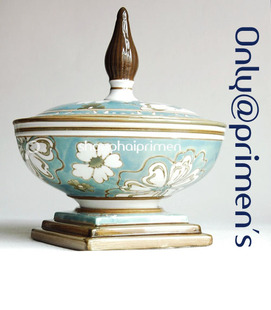 内项—绿彩伊斯兰《古楼兰》大色拉碗/带盖煲