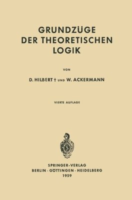 微瑕清仓Grundzuge Der Theoretischen Logik