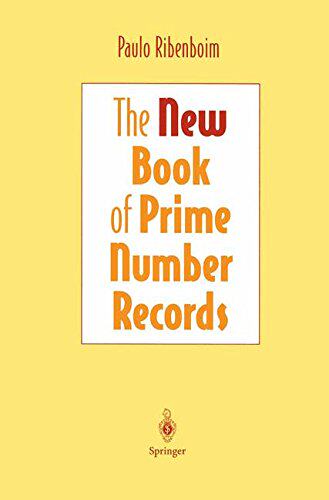 【预售】The New Book of Prime Number Records
