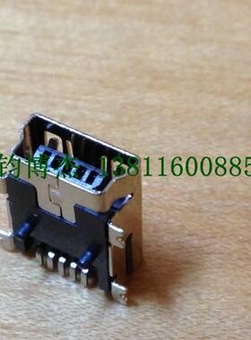 迷你USB插座 minil连接器母座插头 贴片短体母座