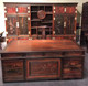 天香倾城 老挝大红酸枝书桌椅书柜组合交趾黄檀实木办公书房家具