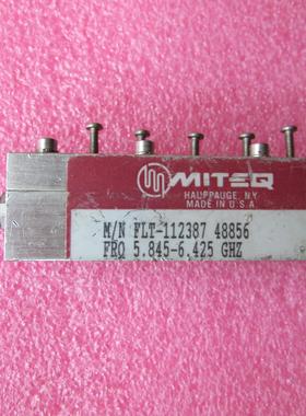 MITEQ FLT-112387-48856 5.845-6.425GHz SMA射频同轴带通滤波器