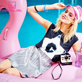 2016夏季新款A字百褶性感显瘦内搭裙子 银色压皱百搭高腰短裙 女