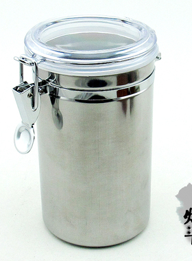 原装 Airproof Pot 保湿罐不锈钢保湿盒烟具配件 配送保湿片 大号