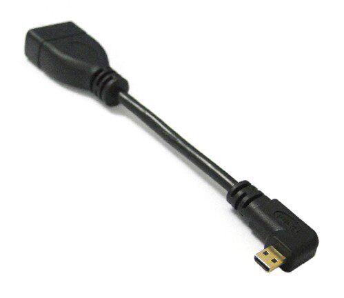 右弯 Moto XOOM Droid X XT800 弯头Micro HDMI公转HDMI母线 短线