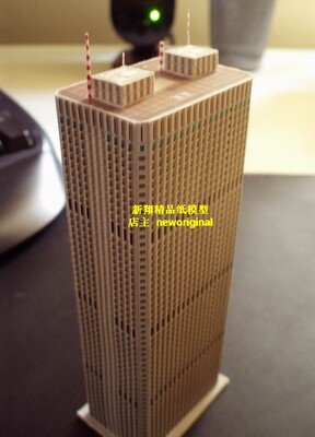 【新翔精品纸模型】日本东京新宿地区商业楼住宅楼居民楼模型