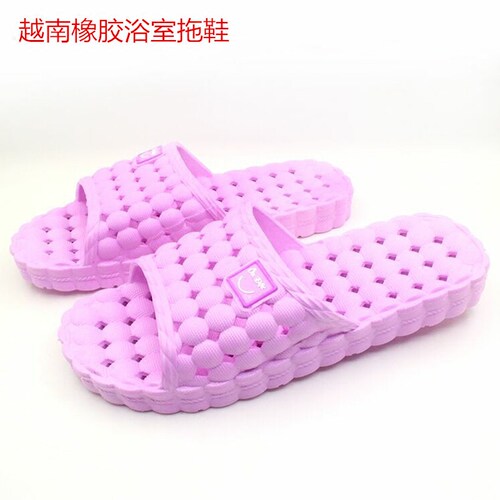 越南进口橡胶拖鞋女居家浴室凉拖