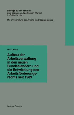 【预售】Aufbau Der Arbeitsverwaltung in Den Neuen Bund...