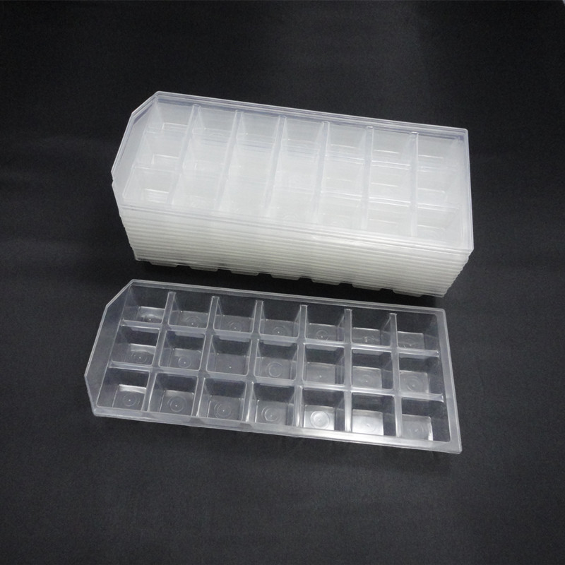 4个包邮21格冰格子 制作冰格小工具 制冰盒 制冰模具 方形 塑料