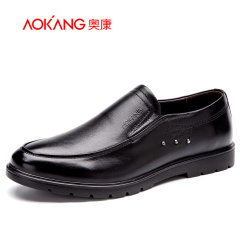 Aokang shoes spring 2016 new men's Korean fashion leather shoes men's comfort foot men's shoes