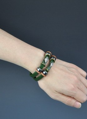 男女款情侣日韩风饰品皮质手链