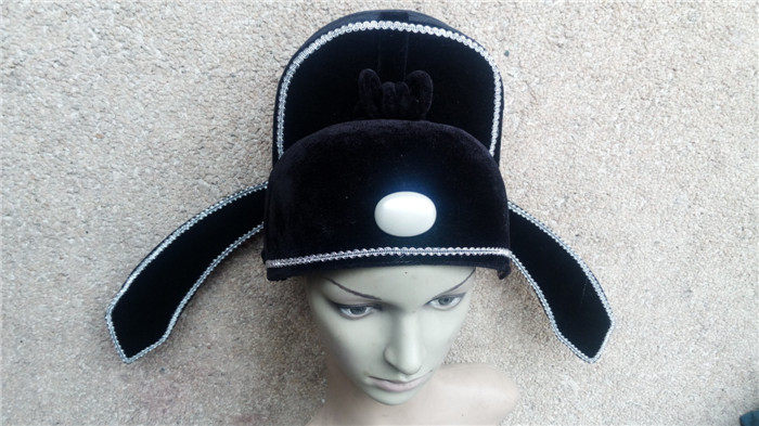 古装影视戏曲,学士巾,小生巾,素小生巾,元芳帽子 黑色戏剧