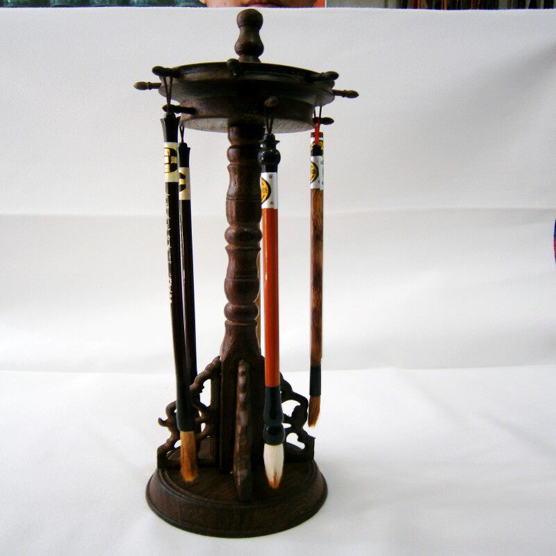 笔架 毛笔笔架 圆形笔架 可挂各式笔架 好用实在