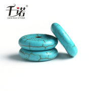 Blue stone-turquoise-color separated beads spacer spacer loose beads 6/8/10/12/14mm manual DIY accessories