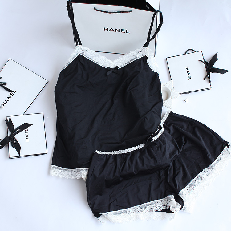 包邮原单女夏睡衣套装性感舒适