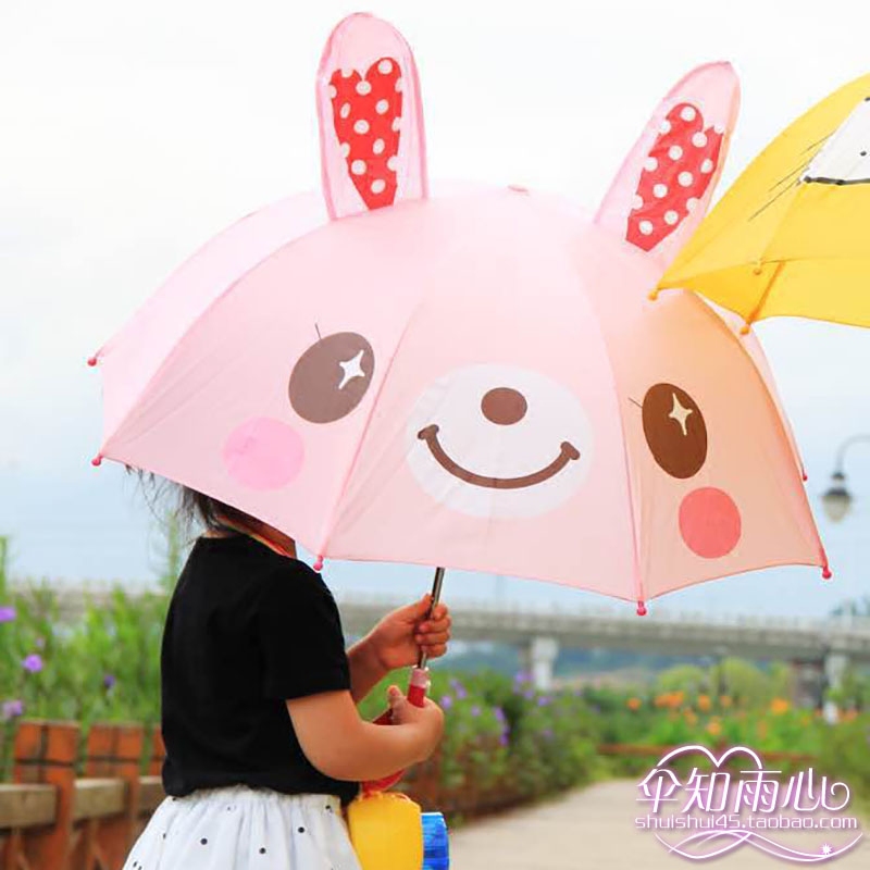 童趣儿童伞卡通伞公主伞防紫外线伞太阳伞直柄伞幼儿伞男女安全高